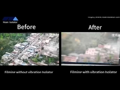 बिना कंपन आइसोलेटर के: उच्च आवृत्ति, आसान क्षति; JMZ के साथ: कंपन अलगाव, स्थिर और