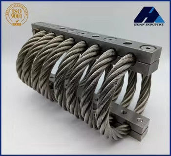 JGX-0480D-61A 61kg मैक्स लोड वायर रस्सी कंपन अलगाव 244Kn/m कंपन कमी के साथ