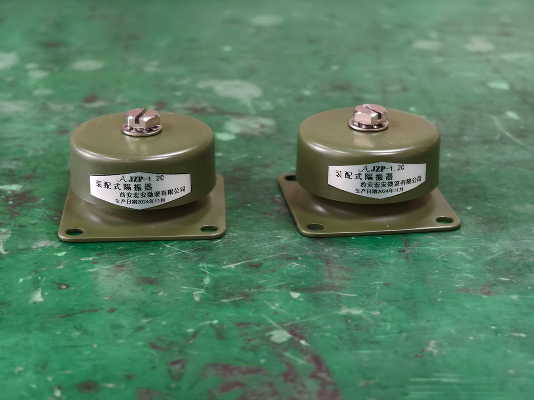 JZP-6.0-SC-SC1 सीरीज रबर शॉक एब्सॉर्बर 5 हर्ट्ज आइसोलेशन फ्रीक्वेंसी 6 किलोग्राम अधिकतम भार क्षमता और M5 माउंटिंग छेद के साथ