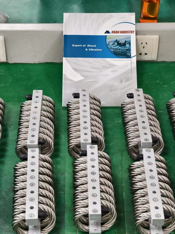 JGX-0480D-12A चरम तापमान में भूकंपीय सुदृढीकरण और झटके अवशोषण के लिए अल्टिमेट वायर रस्सी कंपन अलगाव